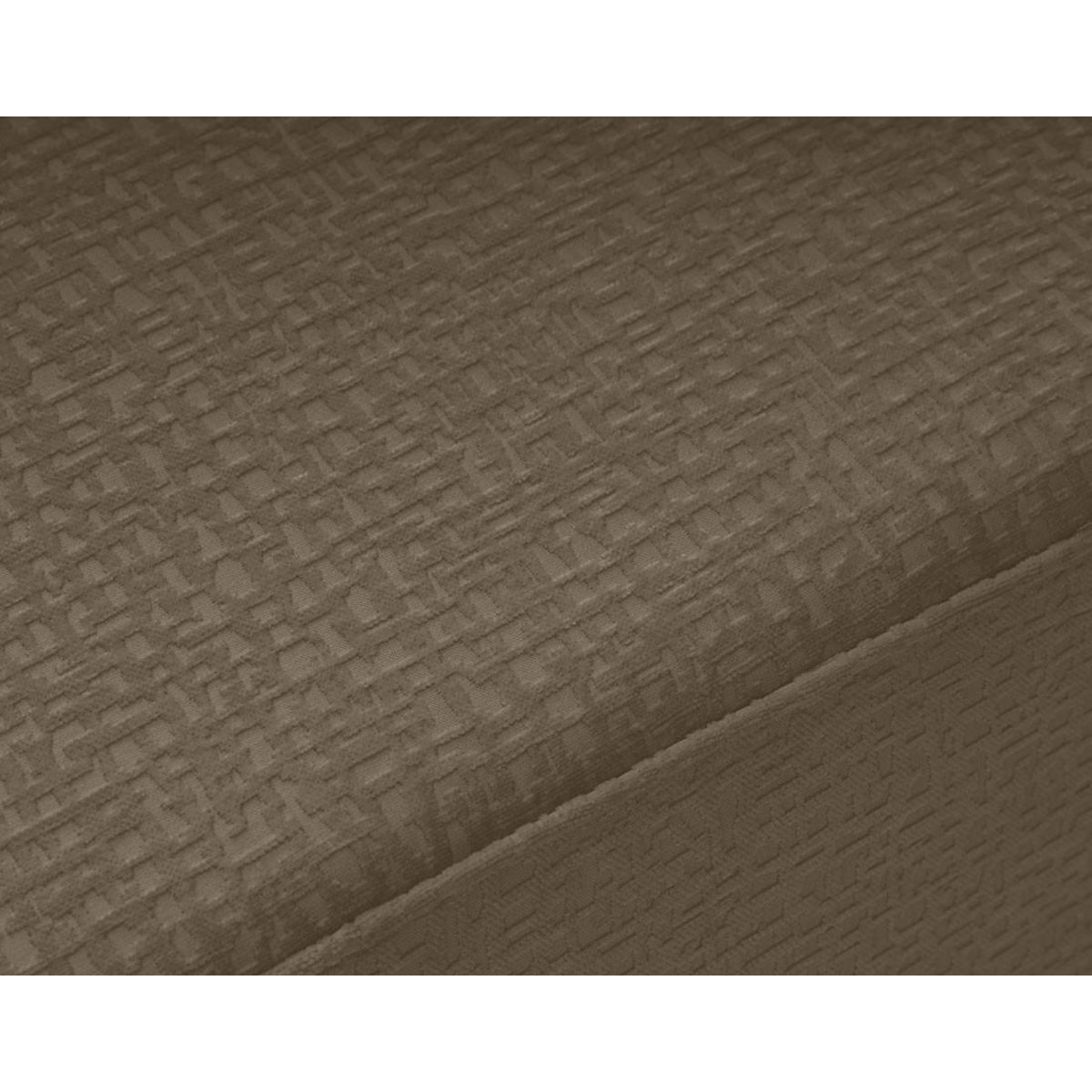 BEST MOBILIER Topaze - pouf - en tissu velours relief