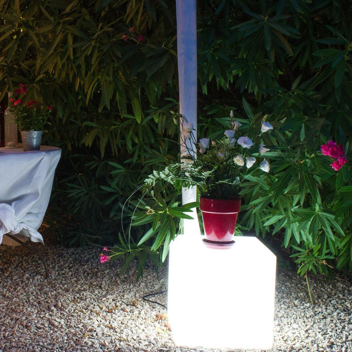 Lumisky Cube lumineux filaire CARRY Blanc Polypropylène 40CM