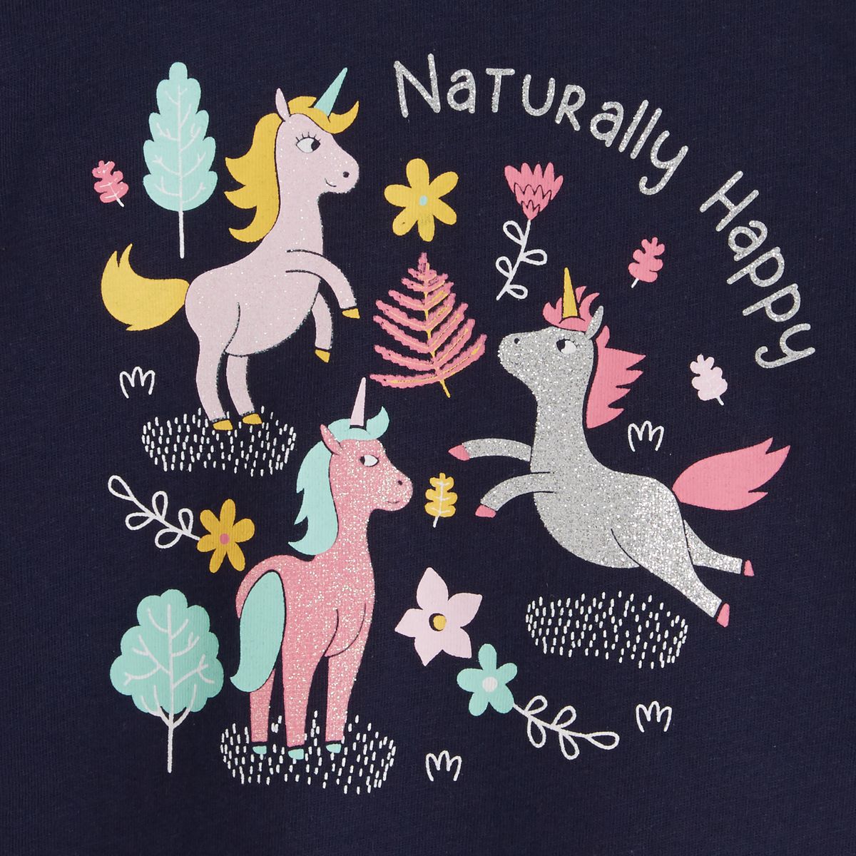 IN EXTENSO T-shirt manches longues licorne bébé fille