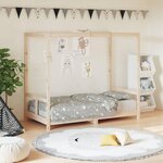 VIDAXL Cadre de lit pour enfant 80x160 cm bois de pin massif