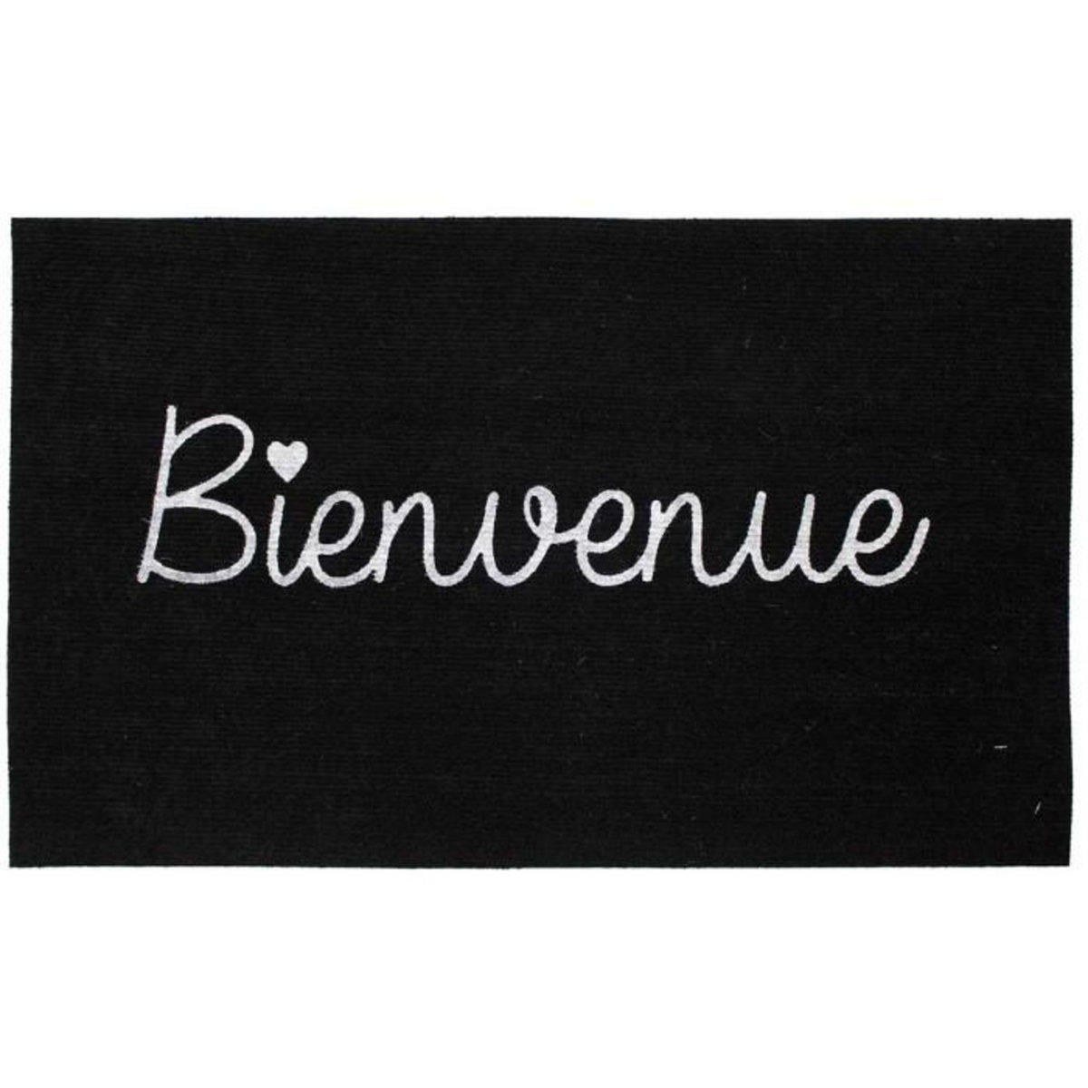 Paris Prix Tapis Imprimé Phosphorescent  Ben  45x70cm Noir
