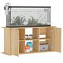 Voir la diapositive 4 : VIDAXL Support d aquarium chêne sonoma 121x41x58 cm bois d ingénierie