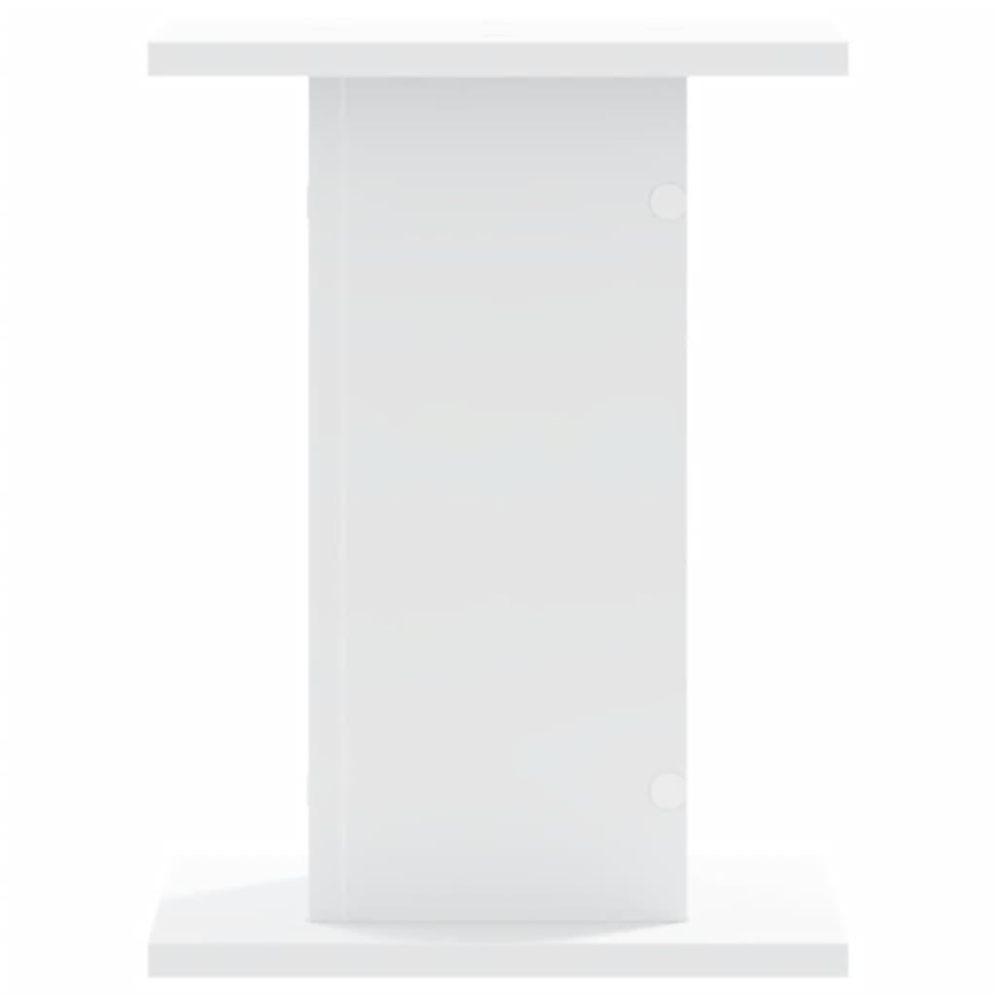 Voir la diapositive 4 : VIDAXL Supports pour plantes 2 pcs blanc 30x30x40 cm bois d'ingenierie
