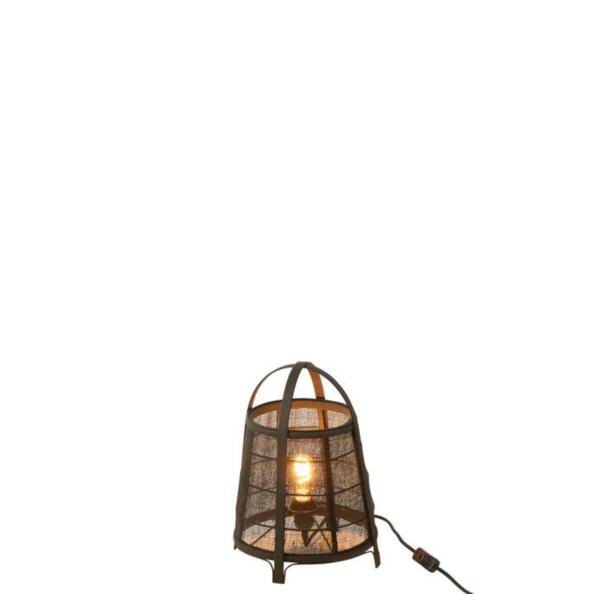Paris Prix Lampe à Poser en Bambou  Rya  35cm Noir