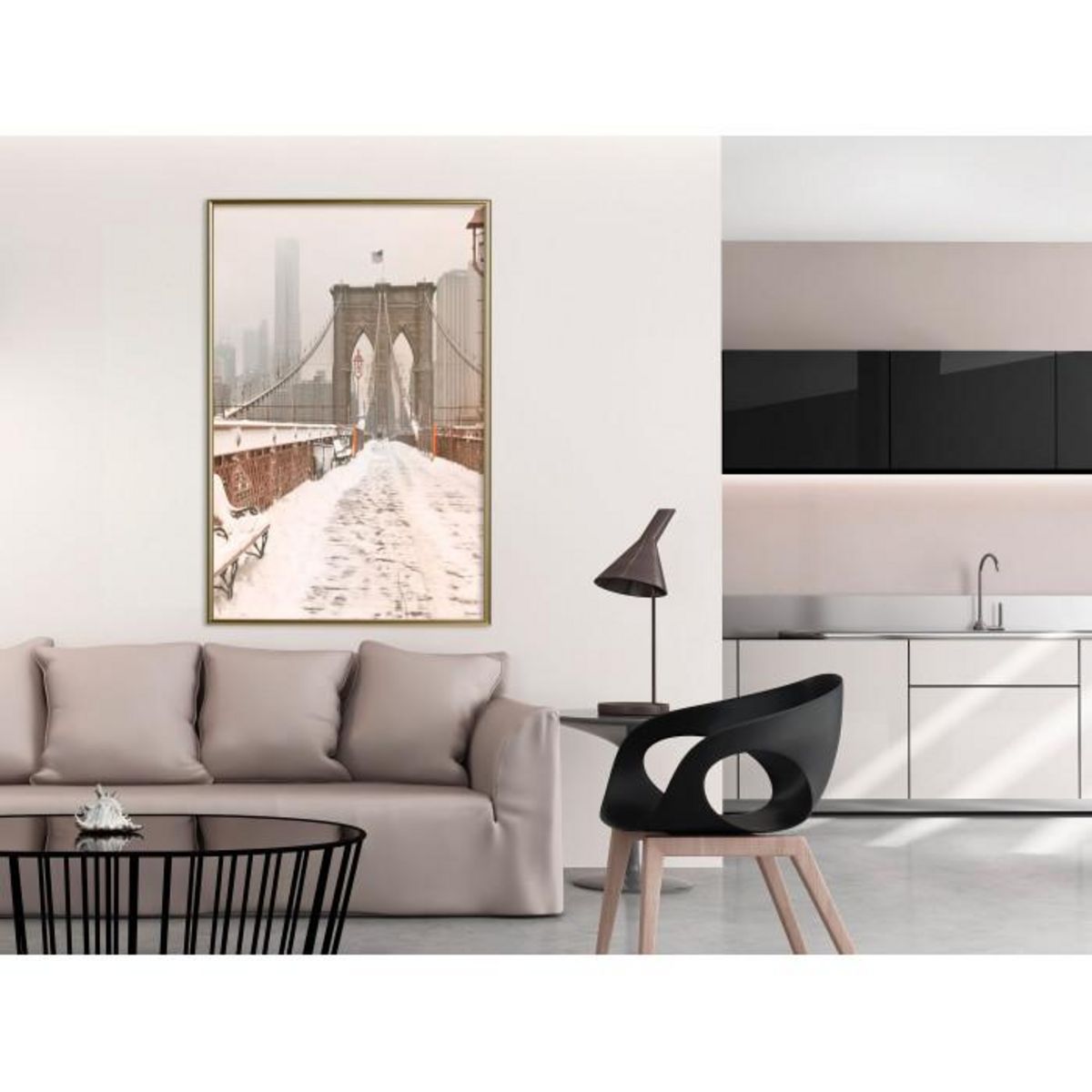 Paris Prix Affiche Murale Encadrée  Winter in New York