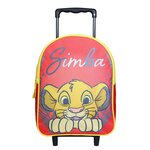 Bagtrotter BAGTROTTER Sac à dos à roulettes 31 cm Disney Le Roi Lion Simba Rouge