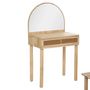 Voir la diapositive 2 : Atmosphera Kids Coiffeuse & Tabouret Enfant  Campagne  100cm Beige