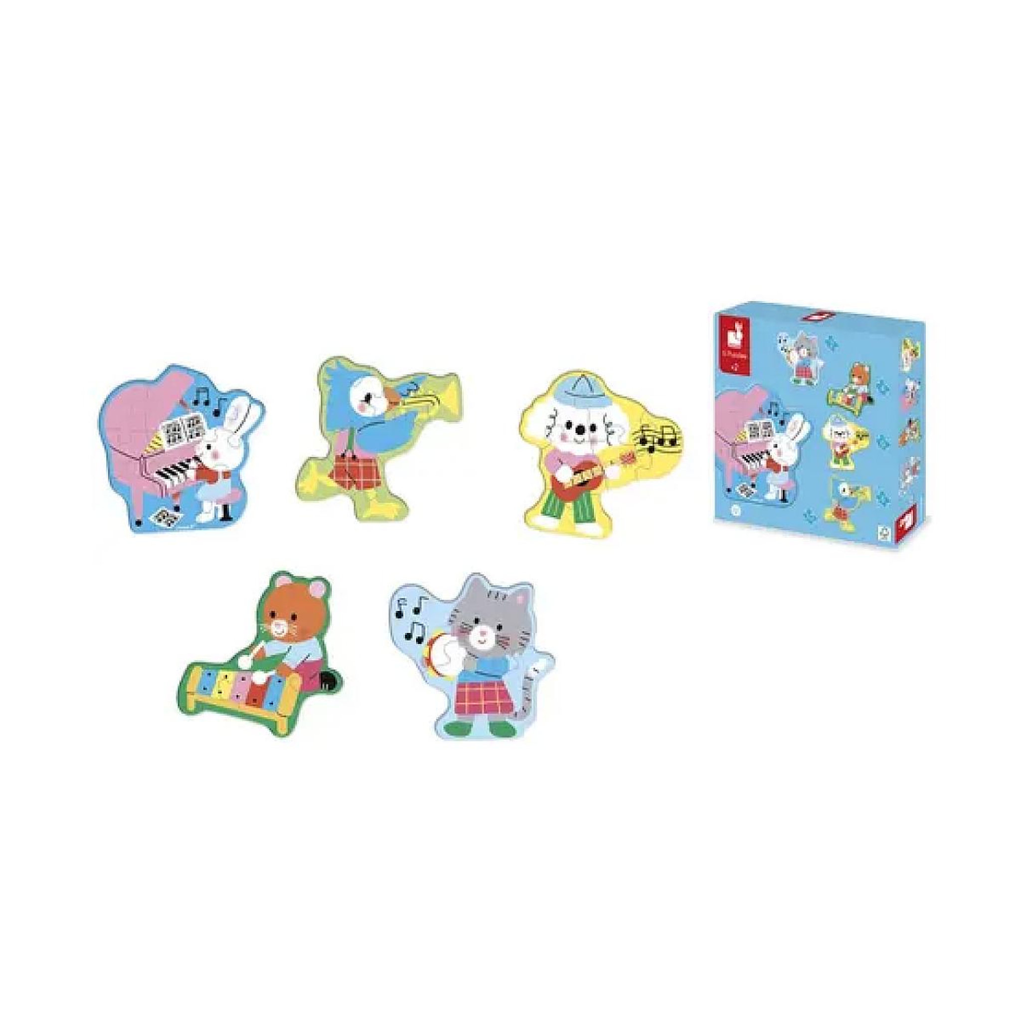 JANOD 5 puzzles evolutifs - Musique