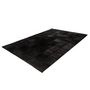 Voir la diapositive 4 : Paris Prix Tapis Patchwork en Cuir Fait Main  Voila  Noir