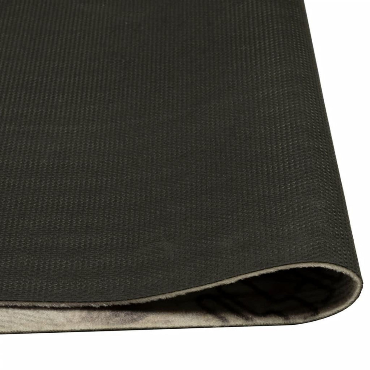 VIDAXL Tapis de cuisine lavable imprime cafe gris 60x300 cm velours