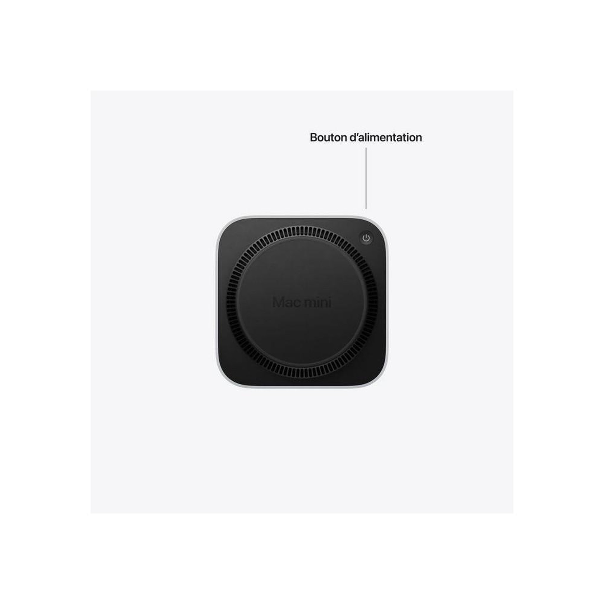Voir la diapositive 6 : APPLE Ordinateur Apple Mini Puce M6 CPU 12 / GPU 12 coeurs / Mémoire RAM 16Go Stockage 512Go SSD Argent