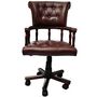 Voir la diapositive 2 : VIDAXL Chaise de bureau pivotante Marron