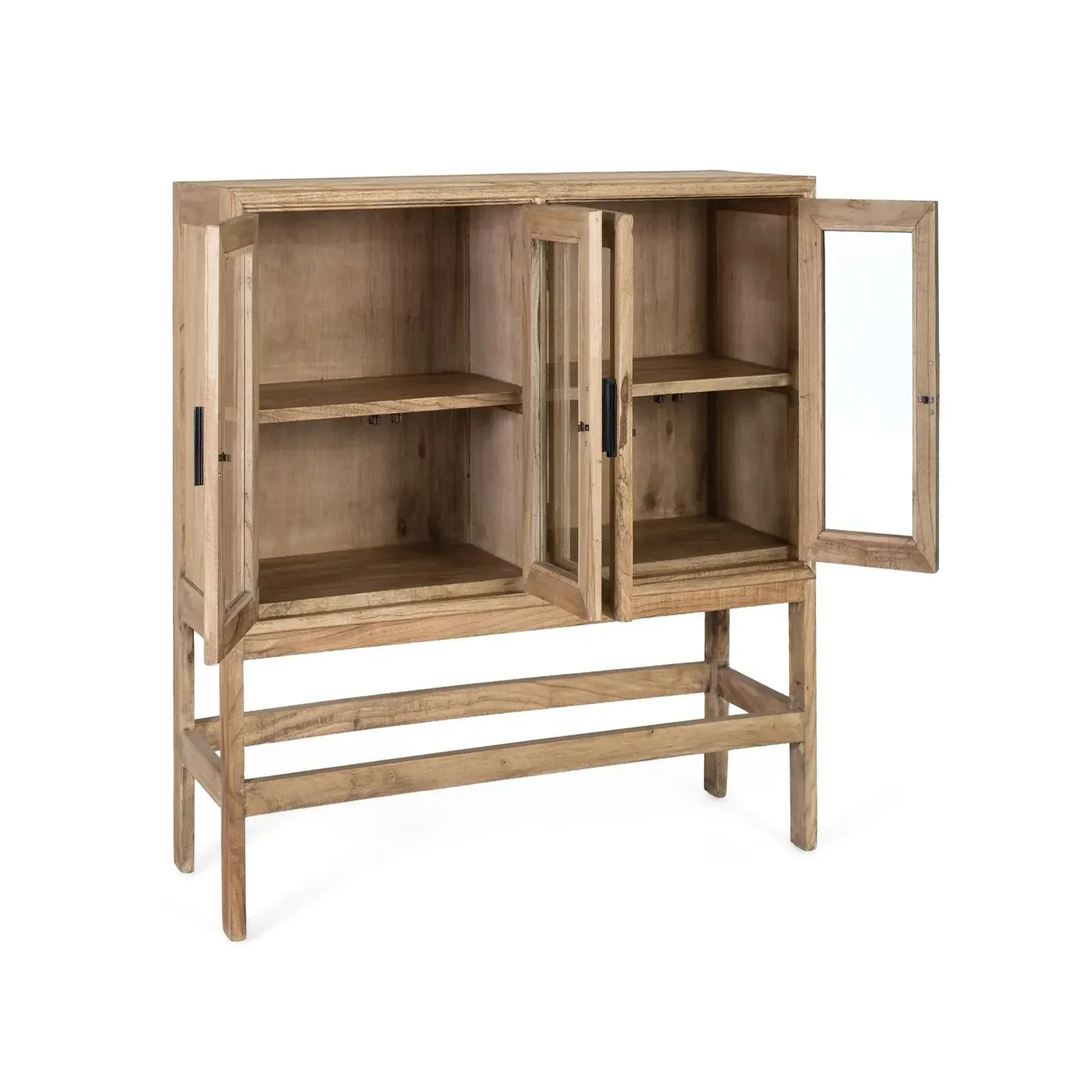 Voir la diapositive 4 : GINER Y COLOMER SL Vitrine en bois de mindi 120 cm style contemporain - scandinave