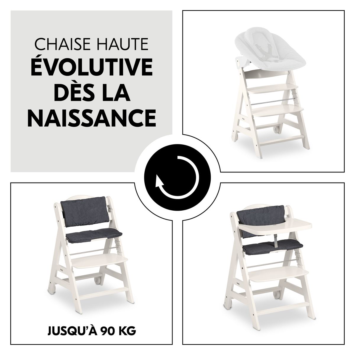 HAUCK Chaise haute Beta+B