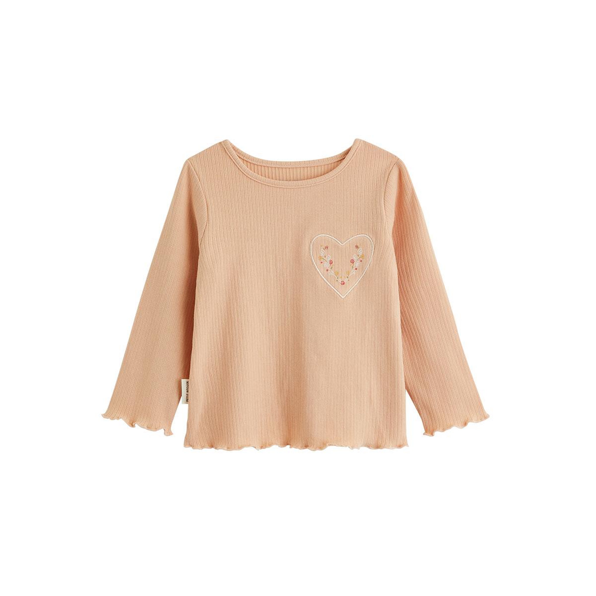 Voir la diapositive 1 : PETIT BEGUIN T-shirt enfant manches longues petite rêveuse