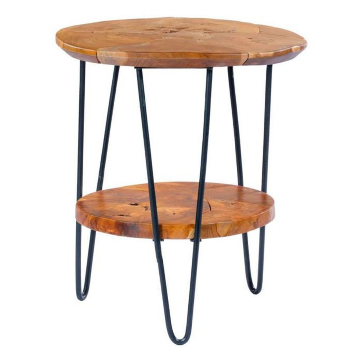 Paris Prix Table d'Appoint Design  Rovelli  55cm Naturel Brillant