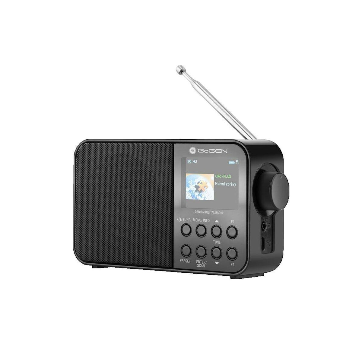 GOETTGENS Radio portable GoGEN DAB500BTC DAB+ et FM