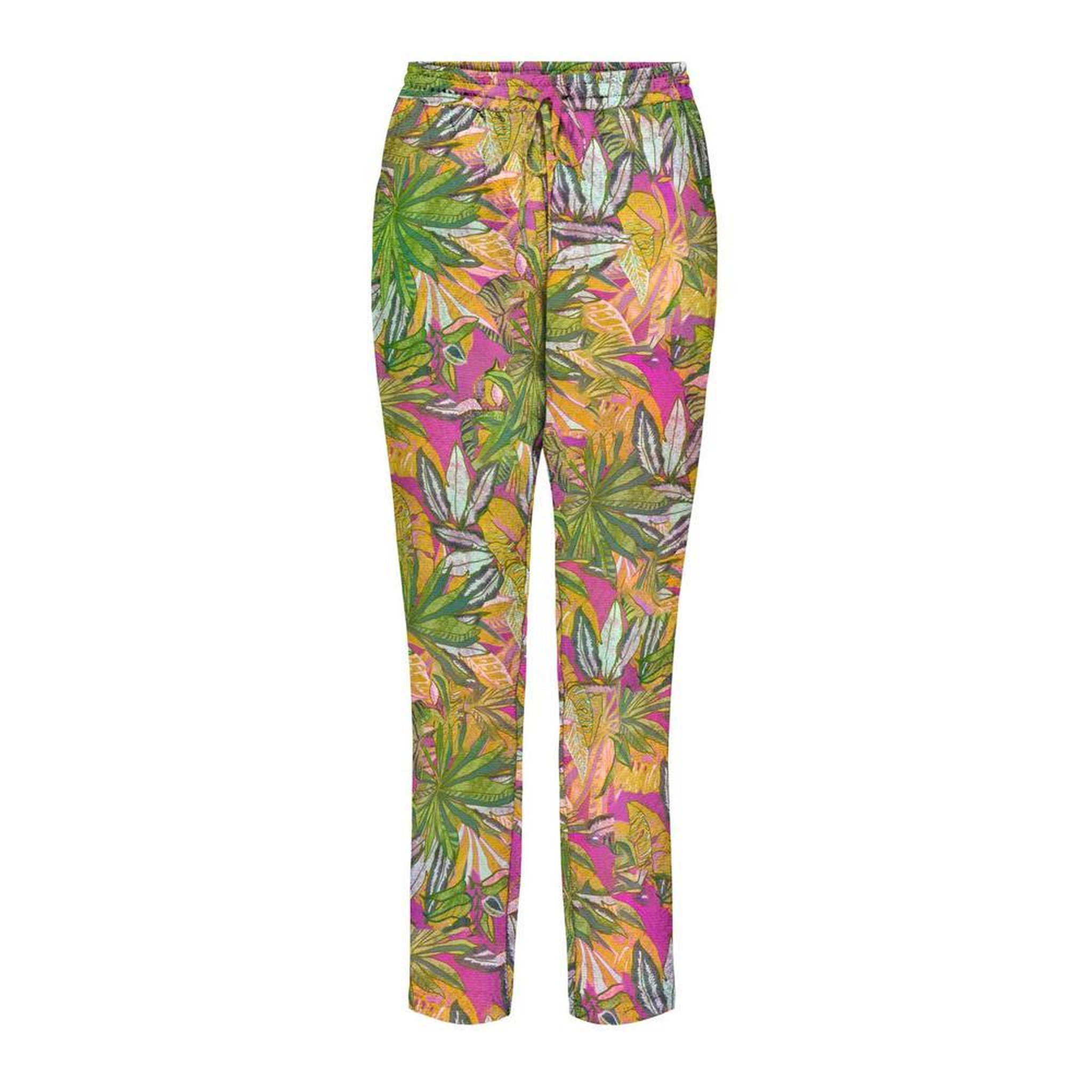 Only Pantalon Imprimé Rose à Motifs Femme Only. Coloris disponibles : Rose