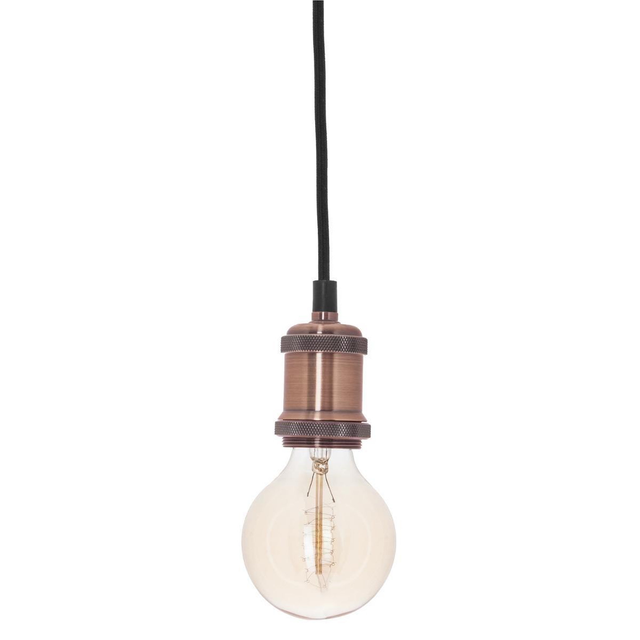 ATMOSPHERA Lampe suspension en métal  electra  7cm cuivre