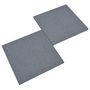 Voir la diapositive 4 : VIDAXL Carreaux de protection antichoc 18pcs Caoutchouc 50x50x3cm Gris
