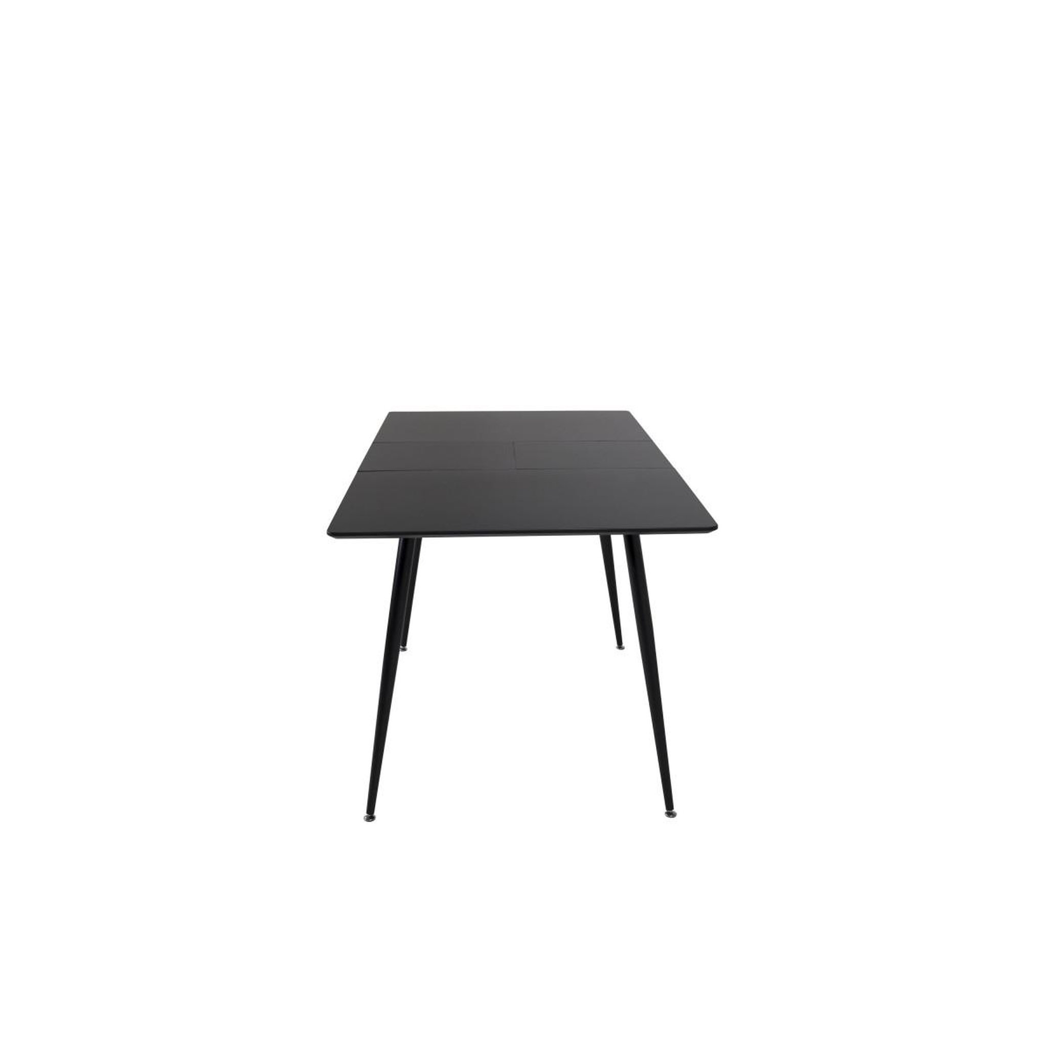 Voir la diapositive 3 : Paris Prix Table à manger extensible  silar  120-160cm noir