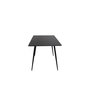 Voir la diapositive 3 : Paris Prix Table à Manger Extensible  Silar  120-160cm Noir