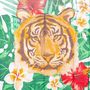 Voir la diapositive 2 : FIVE Rideau de Douche  Tropical  180x200cm Blanc