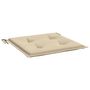 Voir la diapositive 5 : VIDAXL Coussins de chaise de jardin lot de 2 beige 50x50x3 cm