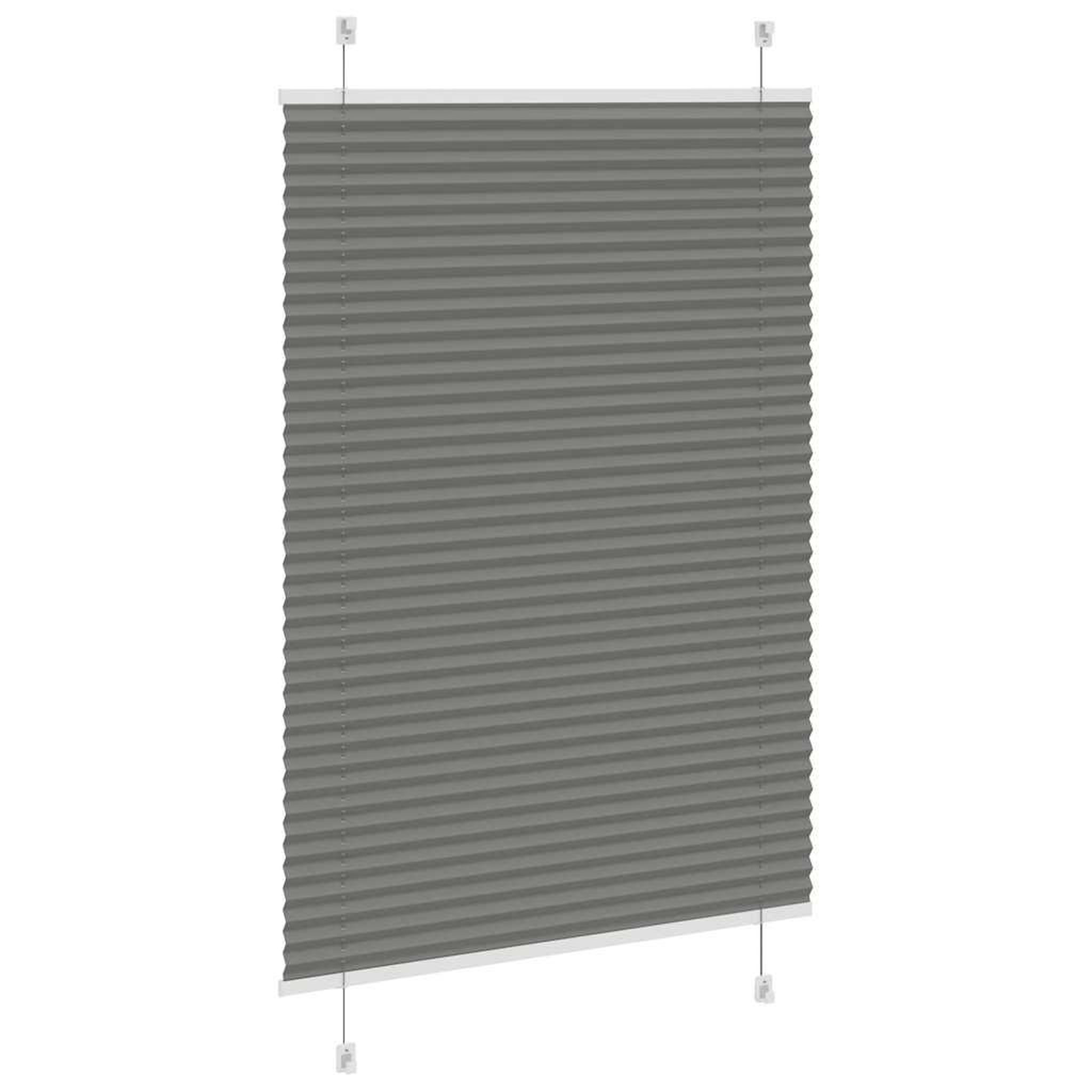 Voir la diapositive 4 : VIDAXL Store plisse anthracite 100x100 cm largeur du tissu 99,4 cm