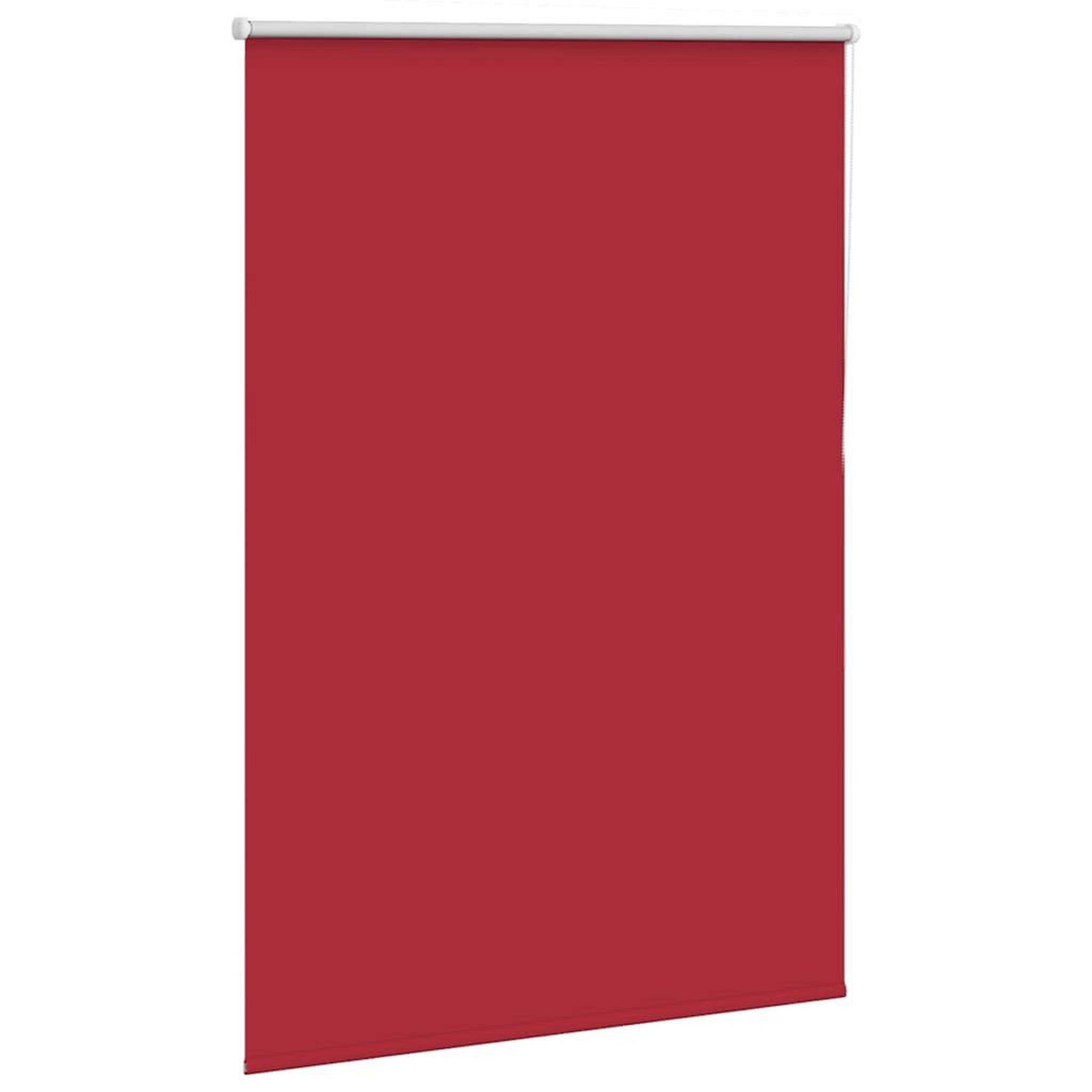 Voir la diapositive 3 : VIDAXL Store enrouleur occultant rouge largeur du tissu 100,7 cm