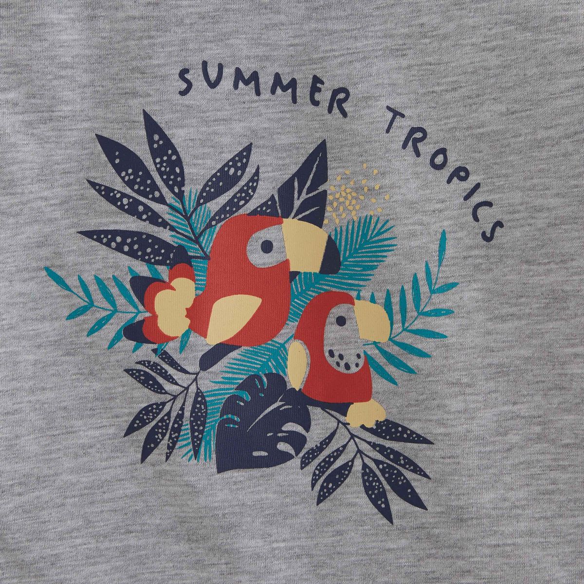 IN EXTENSO Ensemble t-shirt perroquet + bermuda bébé garçon