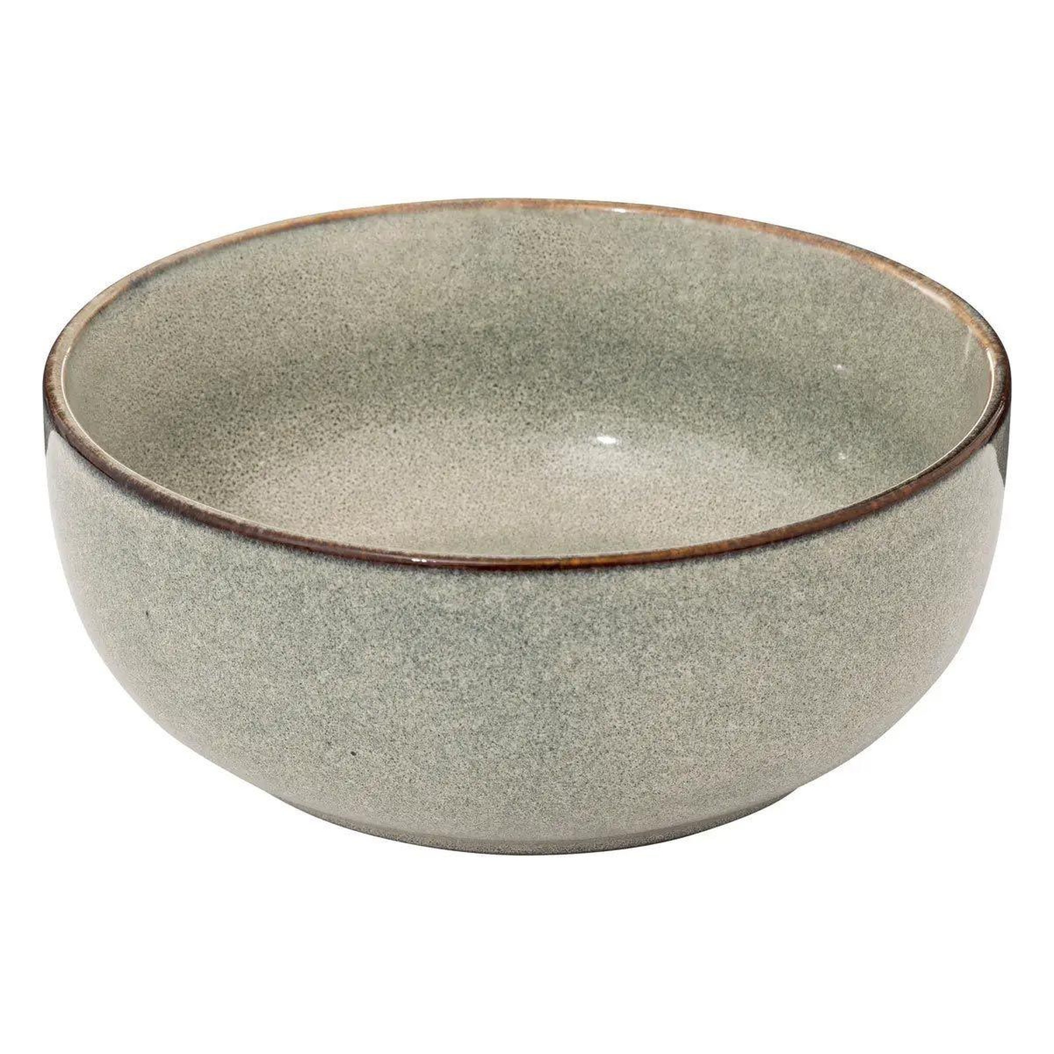 SECRET DE GOURMET Saladier en céramique  terre inconnue  22cm vert