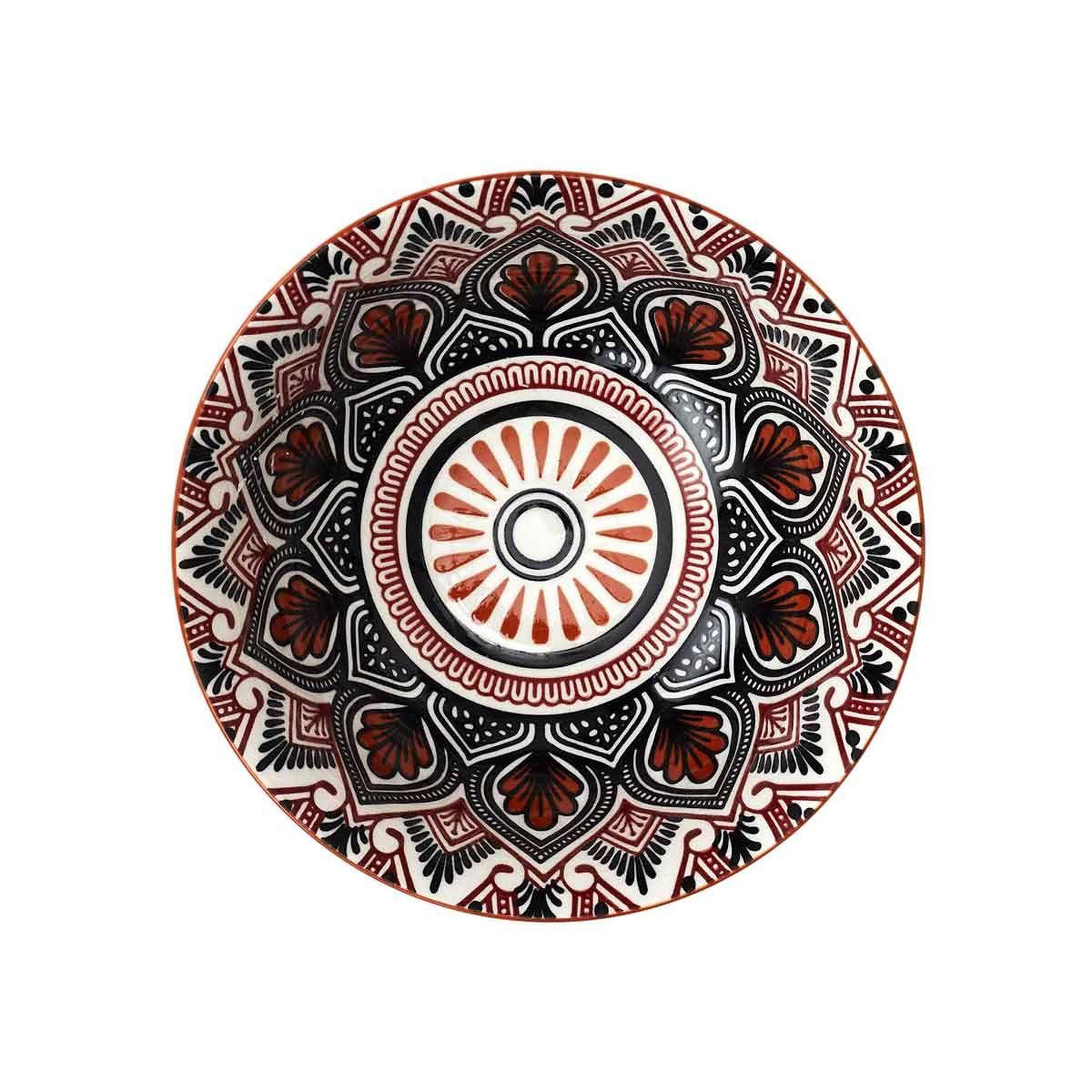 Voir la diapositive 2 : The Home Deco Factory Coupelle en céramique  mandala  57cl orange