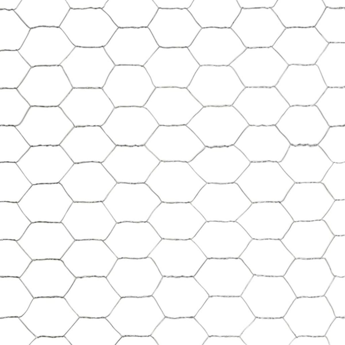 VIDAXL Grillage pour voliere Acier galvanise 25x1,2 m Argente