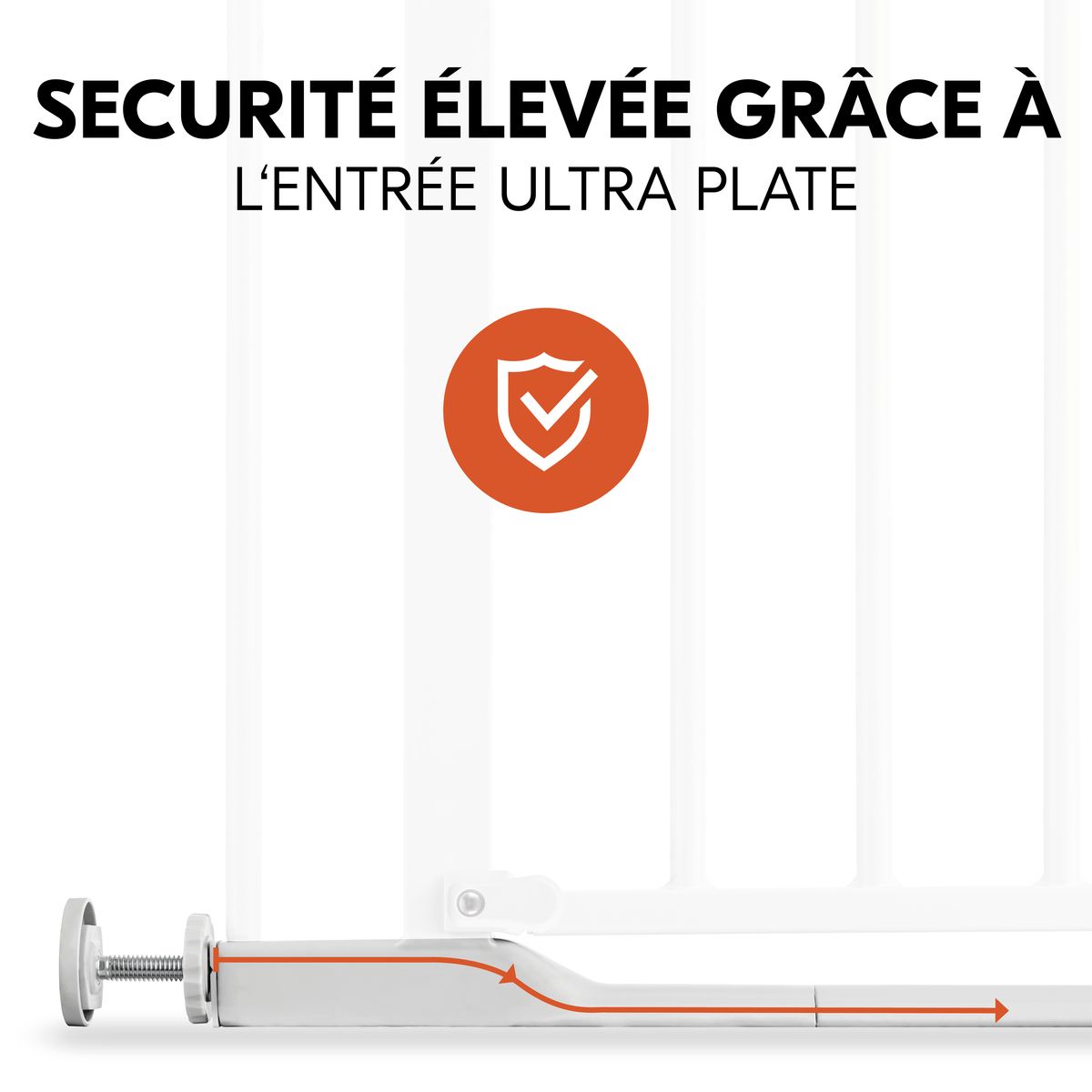 HAUCK Barrière de sécurité Clear Step 2 Blanc