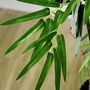 Voir la diapositive 5 : OUTSUNNY Bambou artificiel 4 pieds H. 1,15 m 730 feuilles denses réalistes pot inclus noir vert