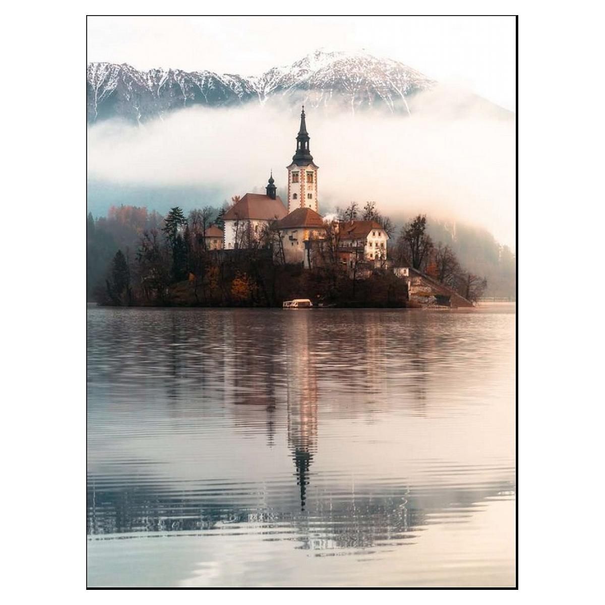 RAVENSBURGER Puzzle Adulte L ile des voeux Bled Slovénie - 1500p