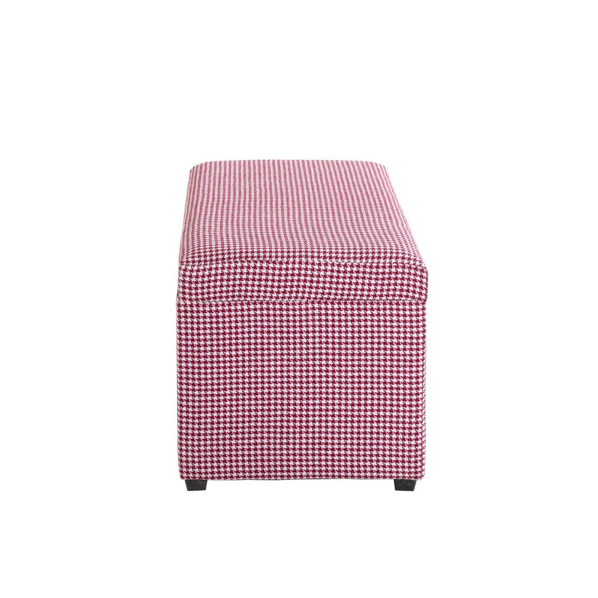 Voir la diapositive 3 : Paris Prix Coffre de rangement  aghana  65cm rose & blanc