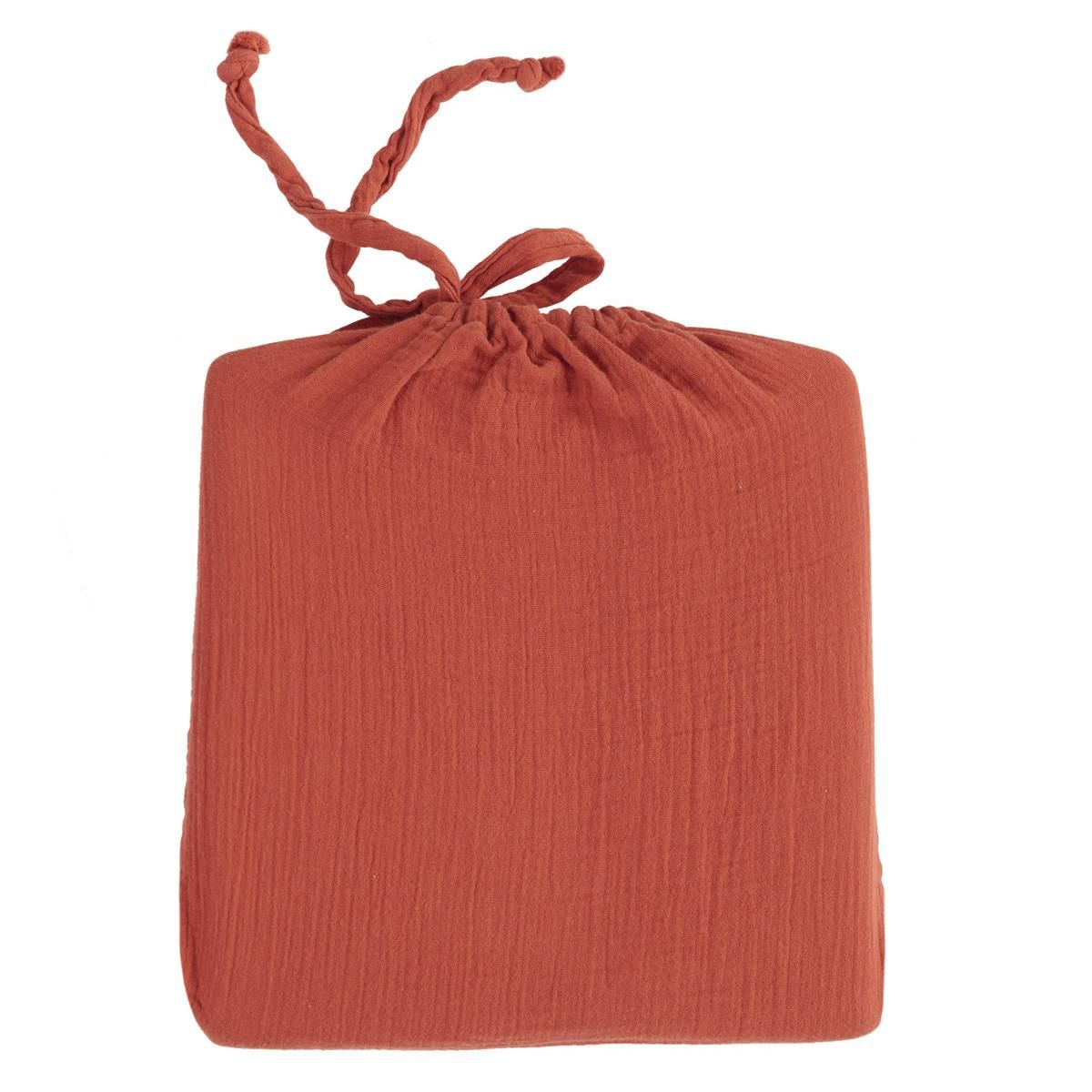 Sensei Maison Drap housse en gaze de coton bonnet 30 cm LOFT