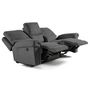 Voir la diapositive 3 : BEST MOBILIER Jasmin - canapé relax électrique 2 et 3 places - en tissu