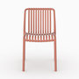 Voir la diapositive 5 : Rendez vous déco Lot de 2 chaises de jardin empilables en plastique terracotta-Duli