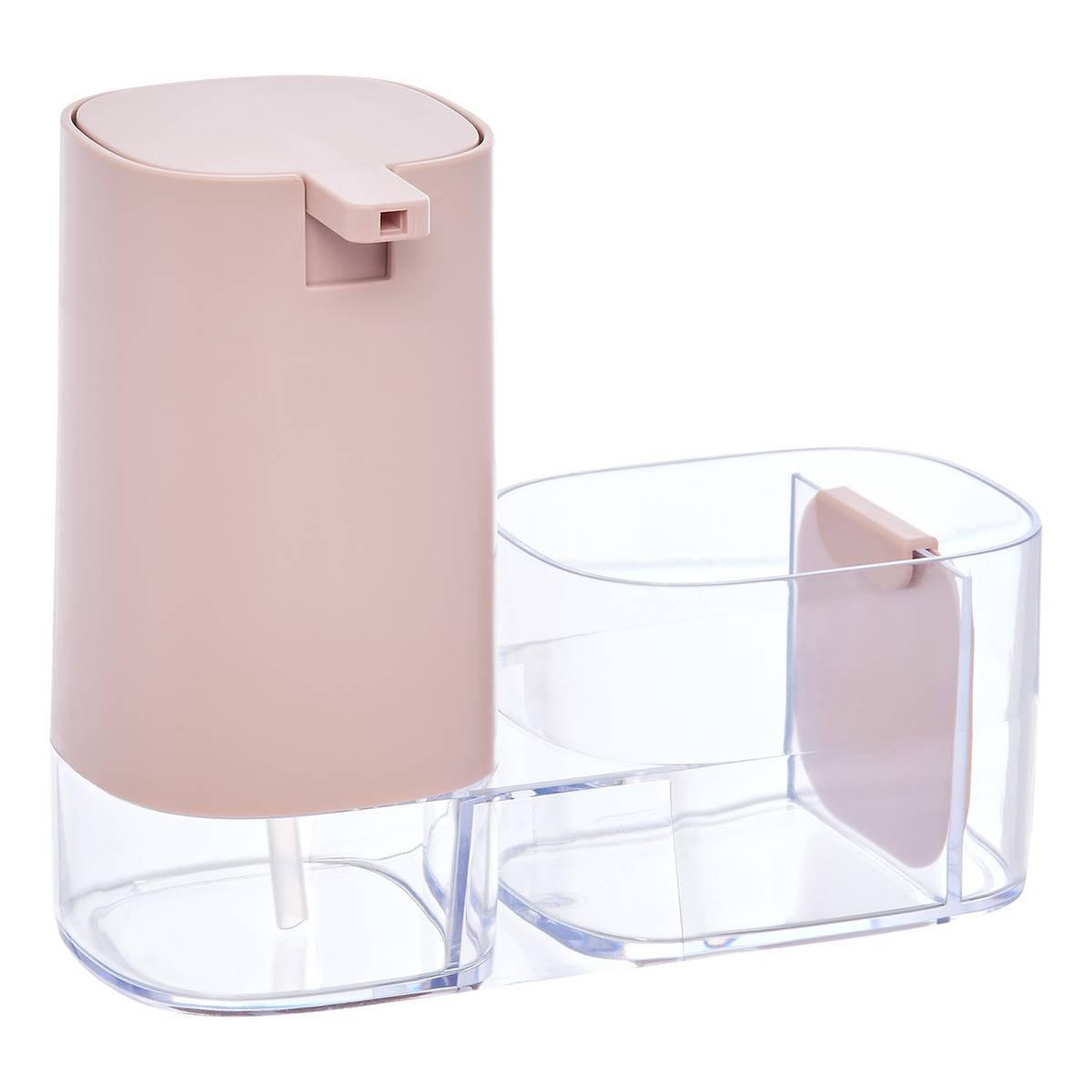FIVE Distributeur de Savon & Organiseur d'Évier  Poly  19cm Rose