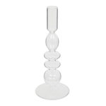 ATMOSPHERA Chandelier Design en Verre  Bulles  22cm Transparent