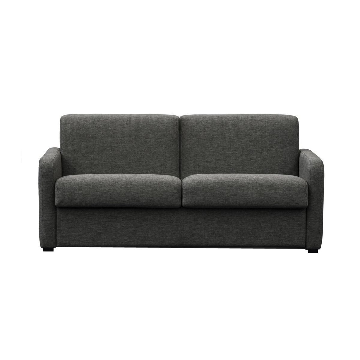 Canapé convertible 140 cm  système couchage express 3 places en tissu Gris clair ALICE 