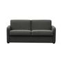 Voir la diapositive 2 : Canapé convertible 140 cm  système couchage express 3 places en tissu Gris clair ALICE 