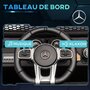 Voir la diapositive 6 : HOMCOM Voiture électrique 4x4 pour enfants de 3 à 8 ans 12 V Mercedes-Benz Unimog 2 moteurs avec télécommande, roues suspendues, klaxons, lumières, musique, blanc