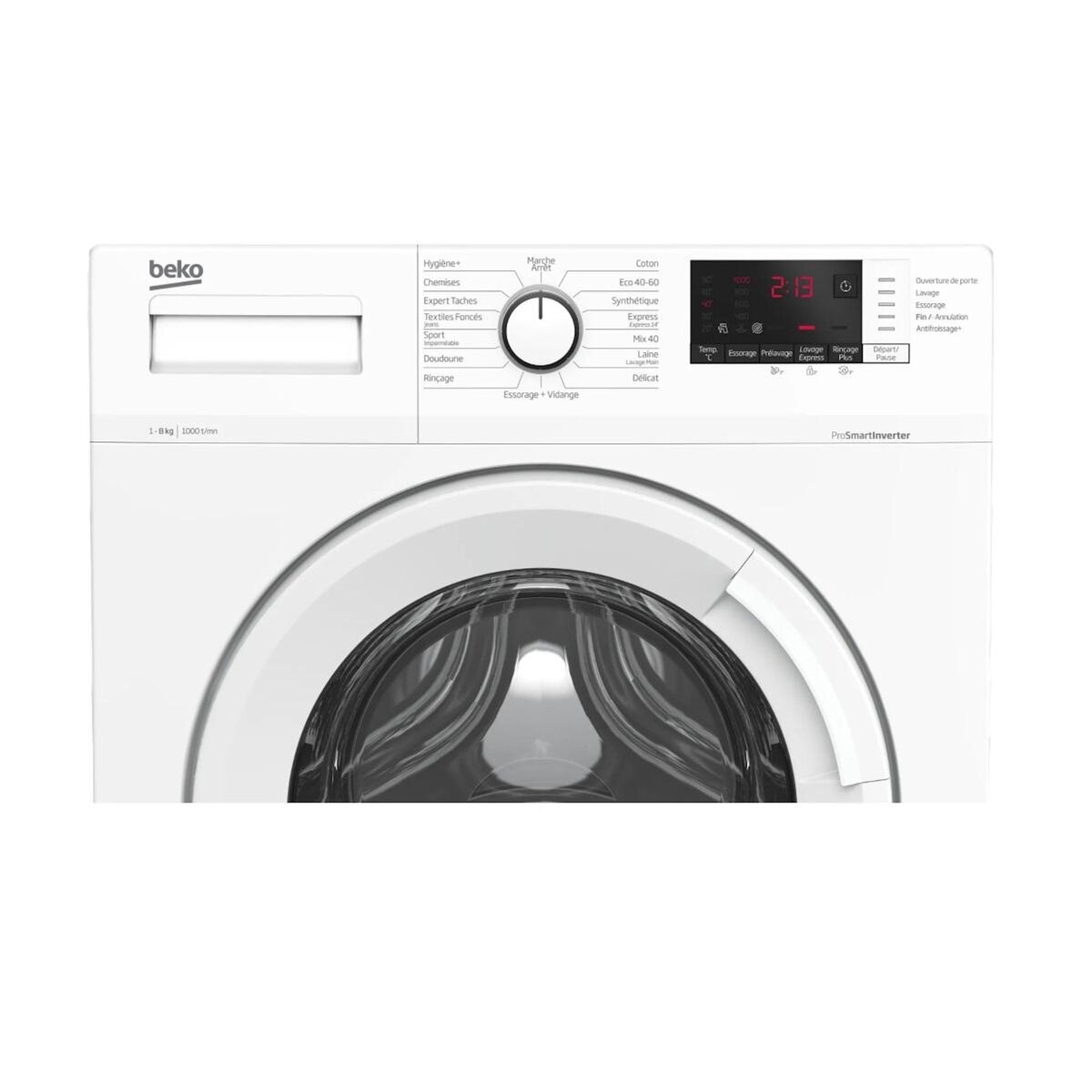 Beko Lave-linge frontal 8kg 1000 tours/min - WUV8011XWW
