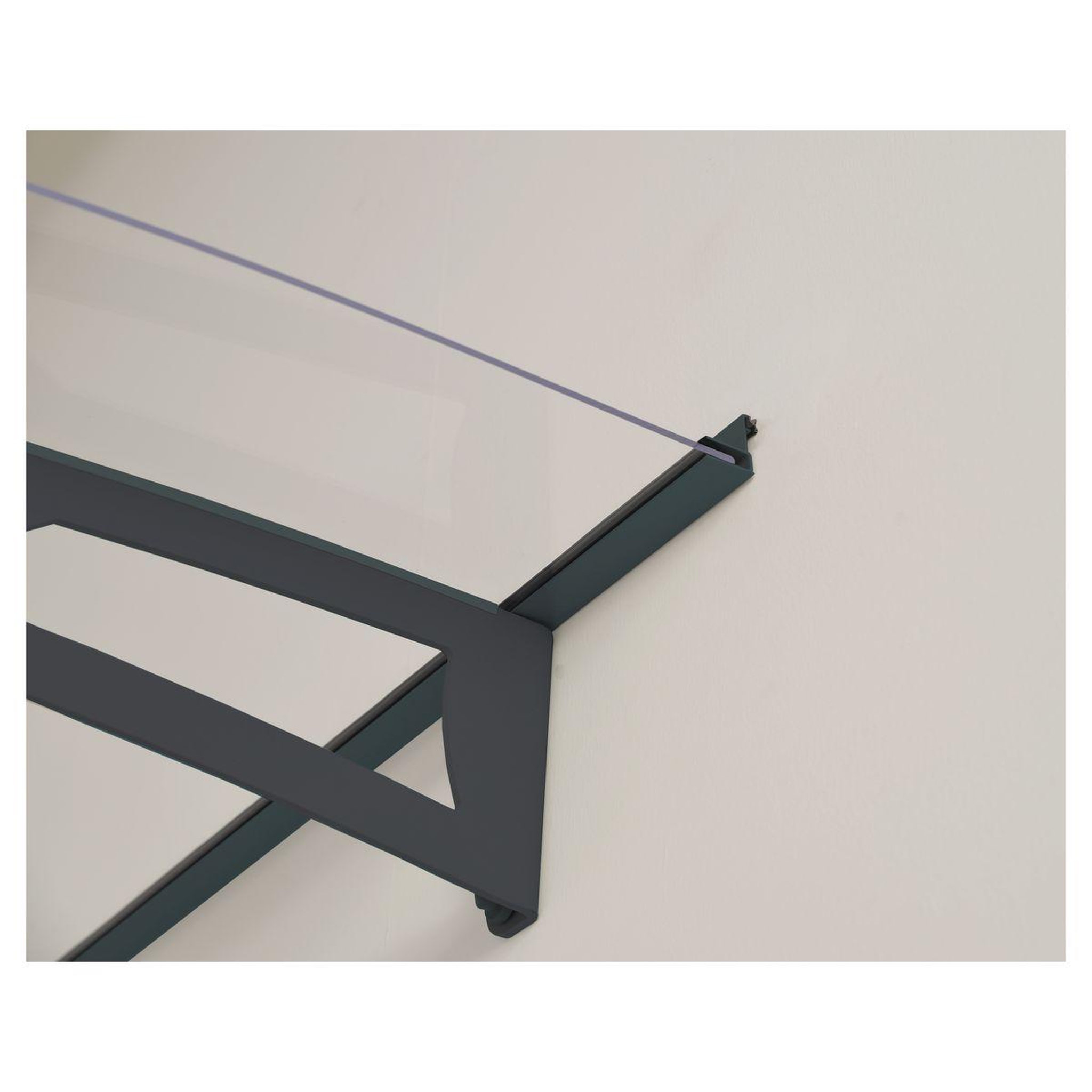 Voir la diapositive 6 : Canopia by PALRAM Marquise - Anthracite - 91-5x150-5cm - AQUILA 1500