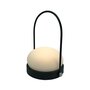 Lumisky Lampe de table sans fil LED couleur blanc chaud DAY Noir Métal H22XL16CM
