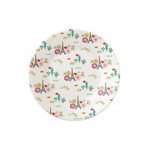 Petit Jour assiette dessert motifs fleurs tour eiffel le paris d emilie